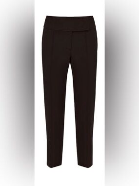 Black Dorothee Schumacher Emotional Essence cigarette pants with wide band